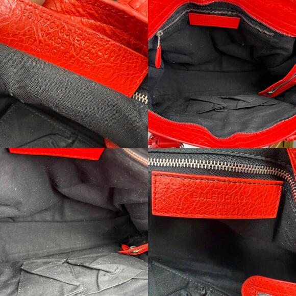 💎✨Authentic Balenciaga Le City Bag Red Retail $2950 - Picture 4 of 8